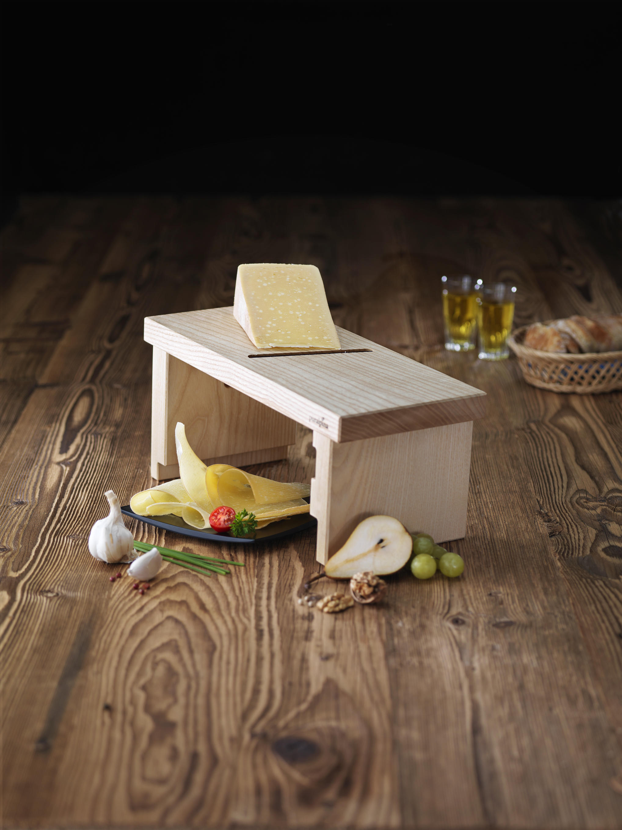 Cheese Slicer, Small, Walnut