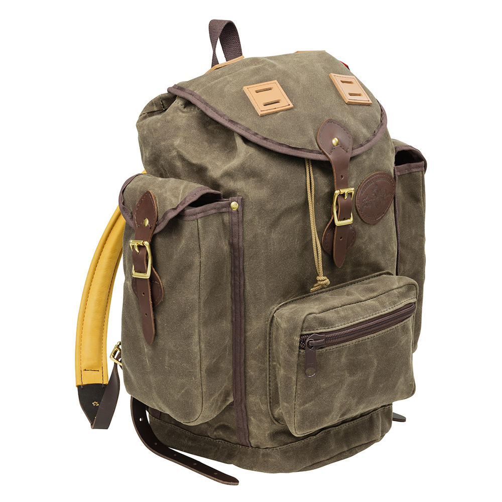 Frost River Expedition Backpack, with Padded Buckskin Straps, Dark Olive