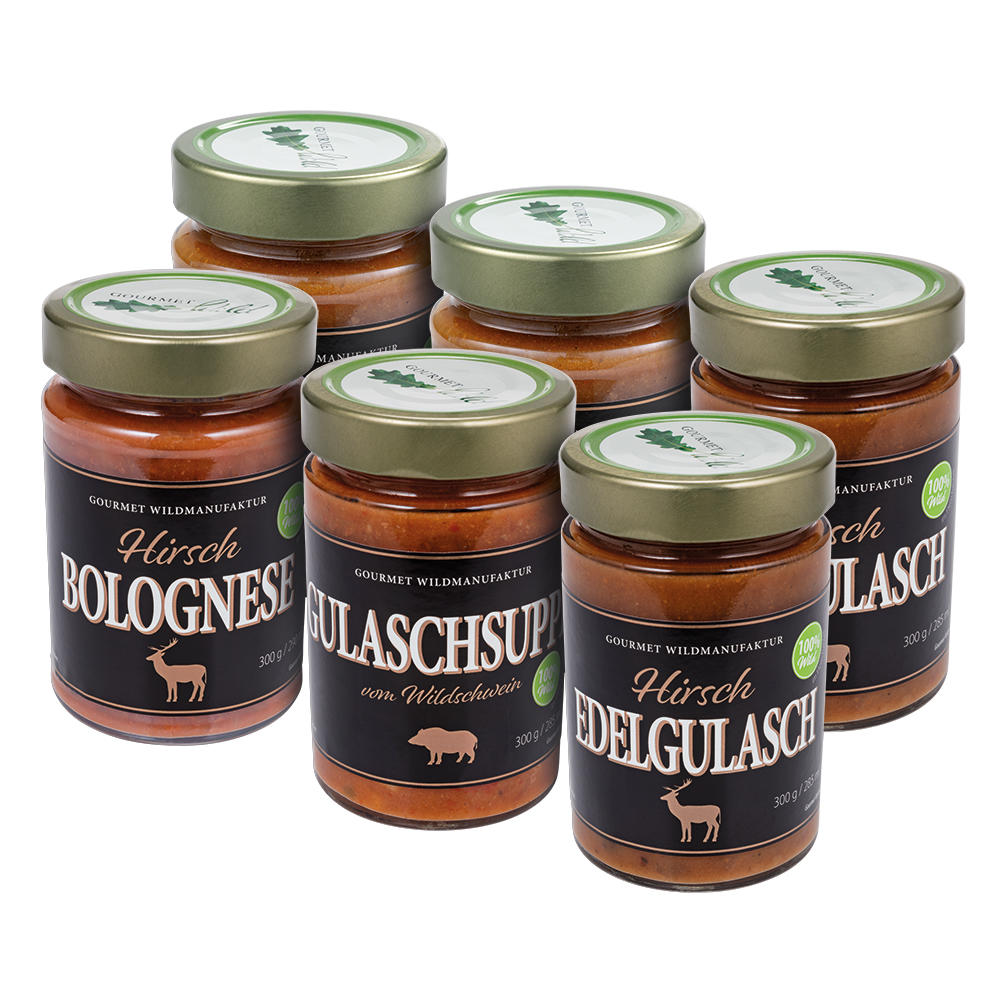 Gourmet Wild Tasting Set, 6 x 300 g