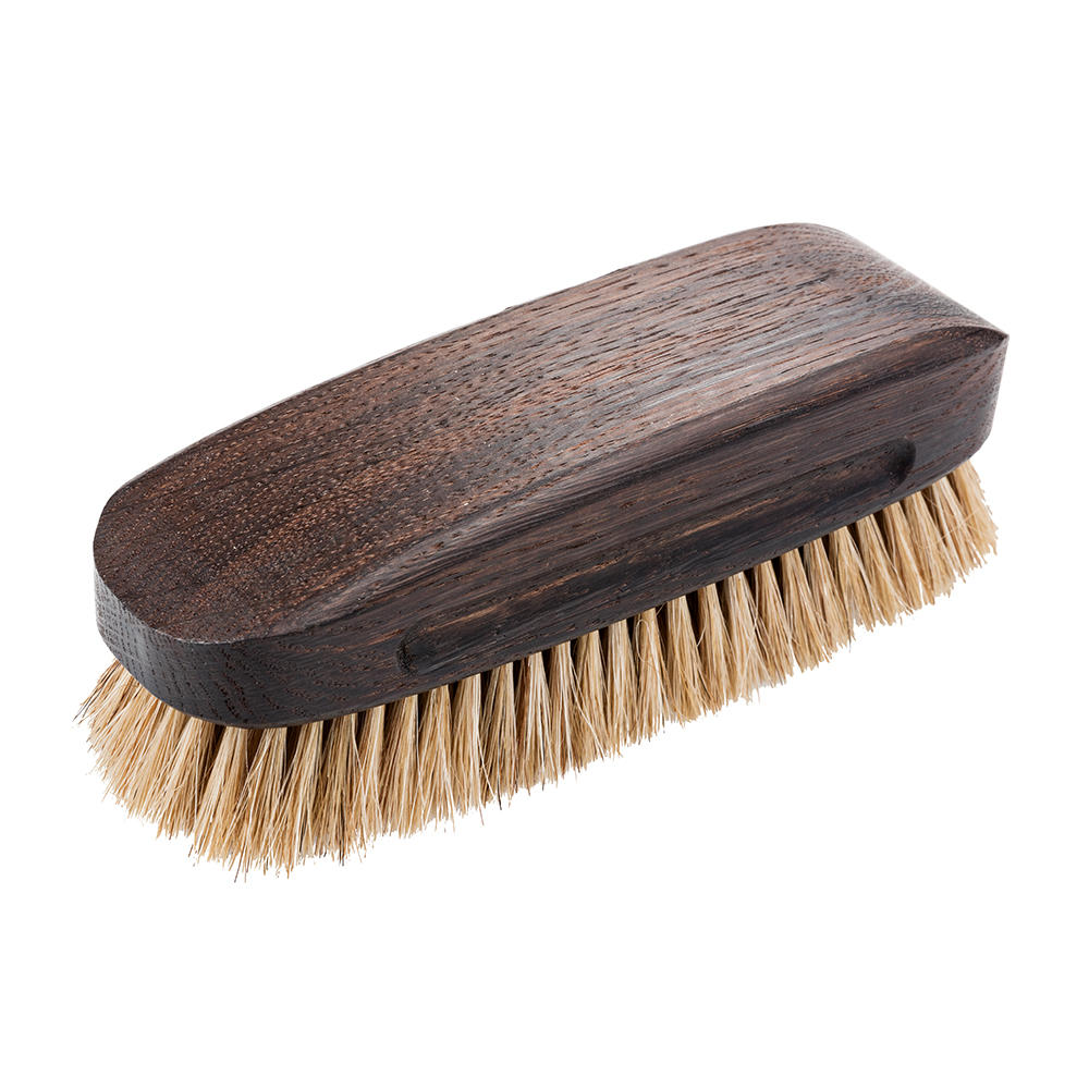 GentleMen Shoe Care Brush, Smoked Oak, Light Horsehair