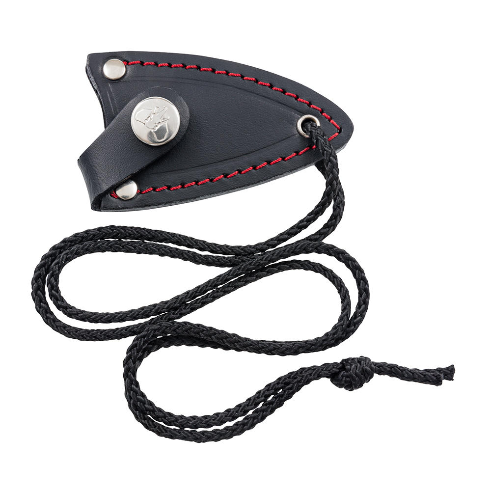Couteau de cou Cudeman » Yoda «, micarta noir, fourreau en cuir