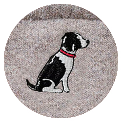 beige (motif » Springer anglais «)
