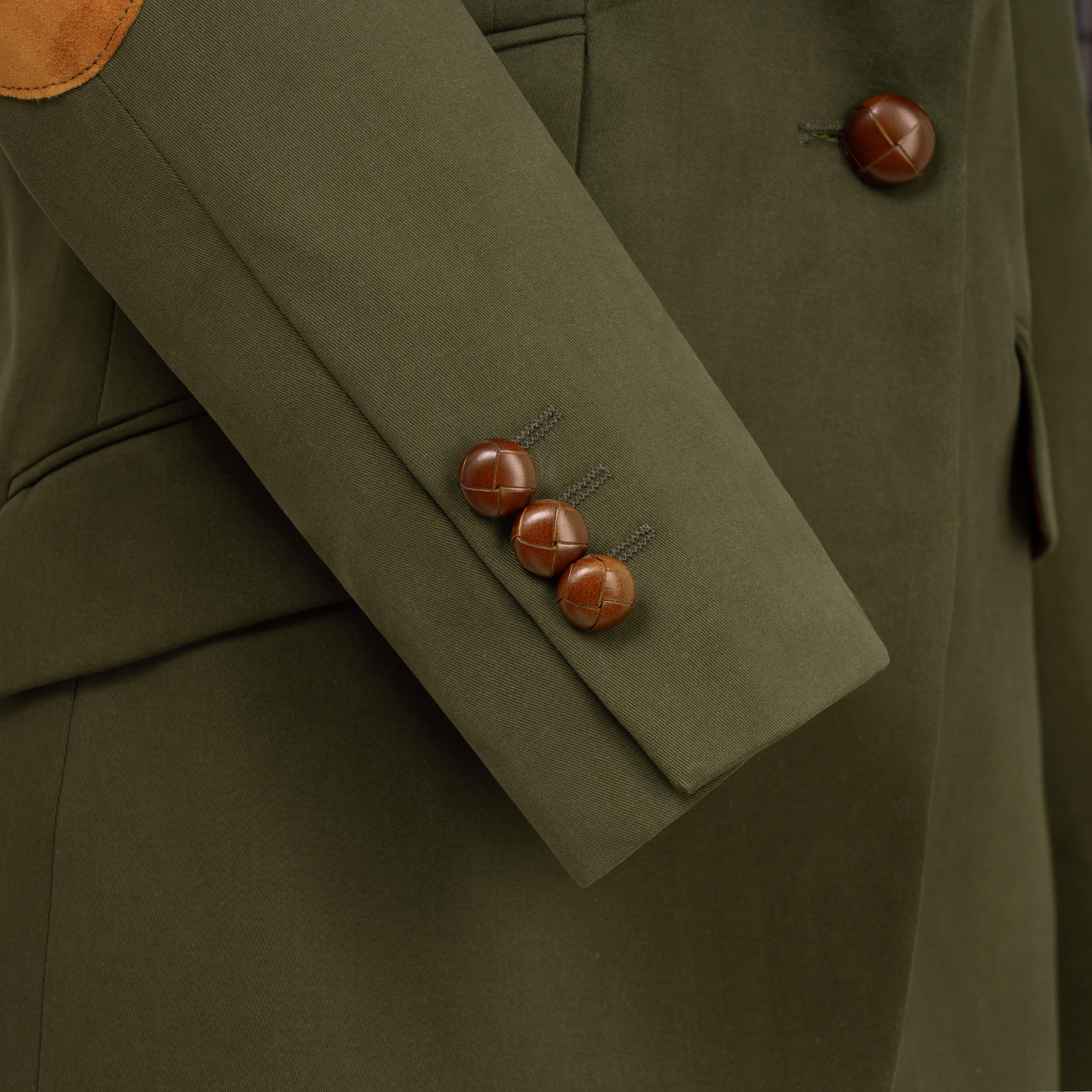 Damen-Baumwoll-Blazer »Andrea«, forest