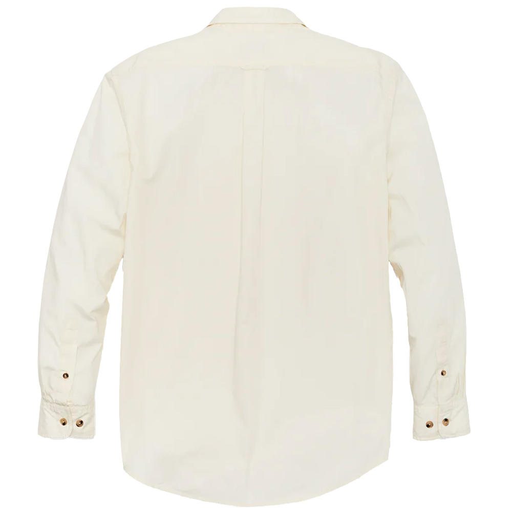 Filson Washed Feather Cloth Hemd, ivory